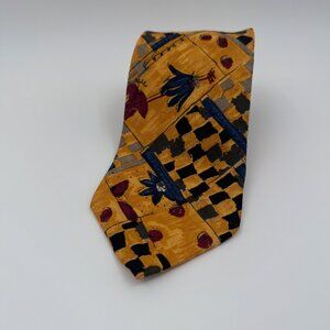 Jos. A. Bank Premier Collection Men's Tie 100% Silk Necktie Floral Abstract